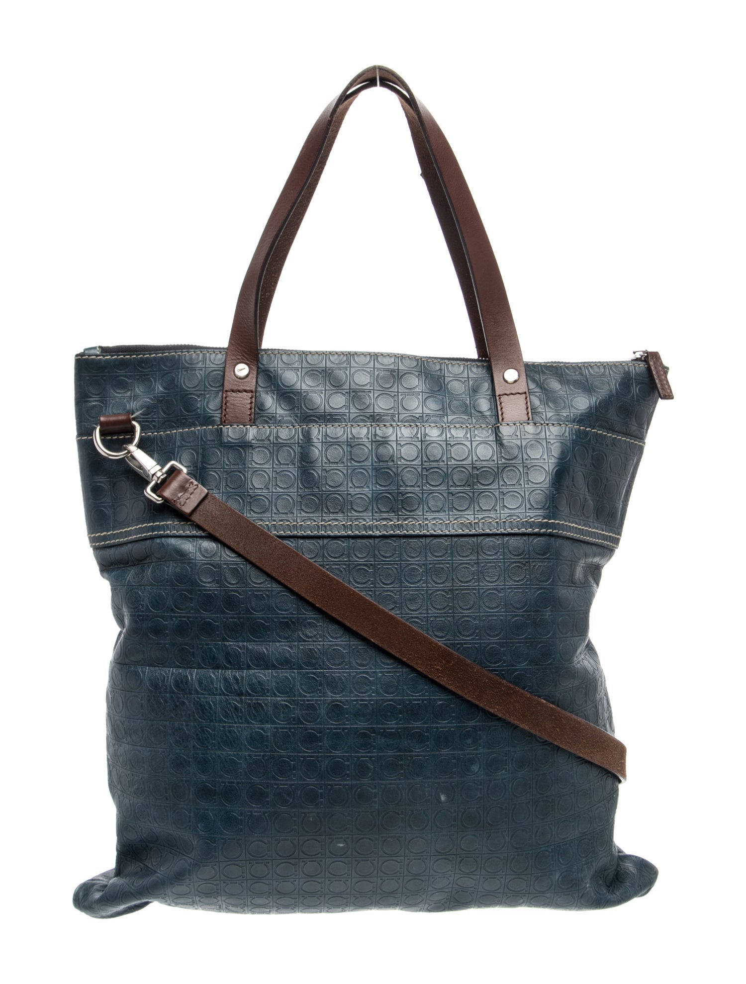Salvatore Ferragamo Leather Top Handle Bag