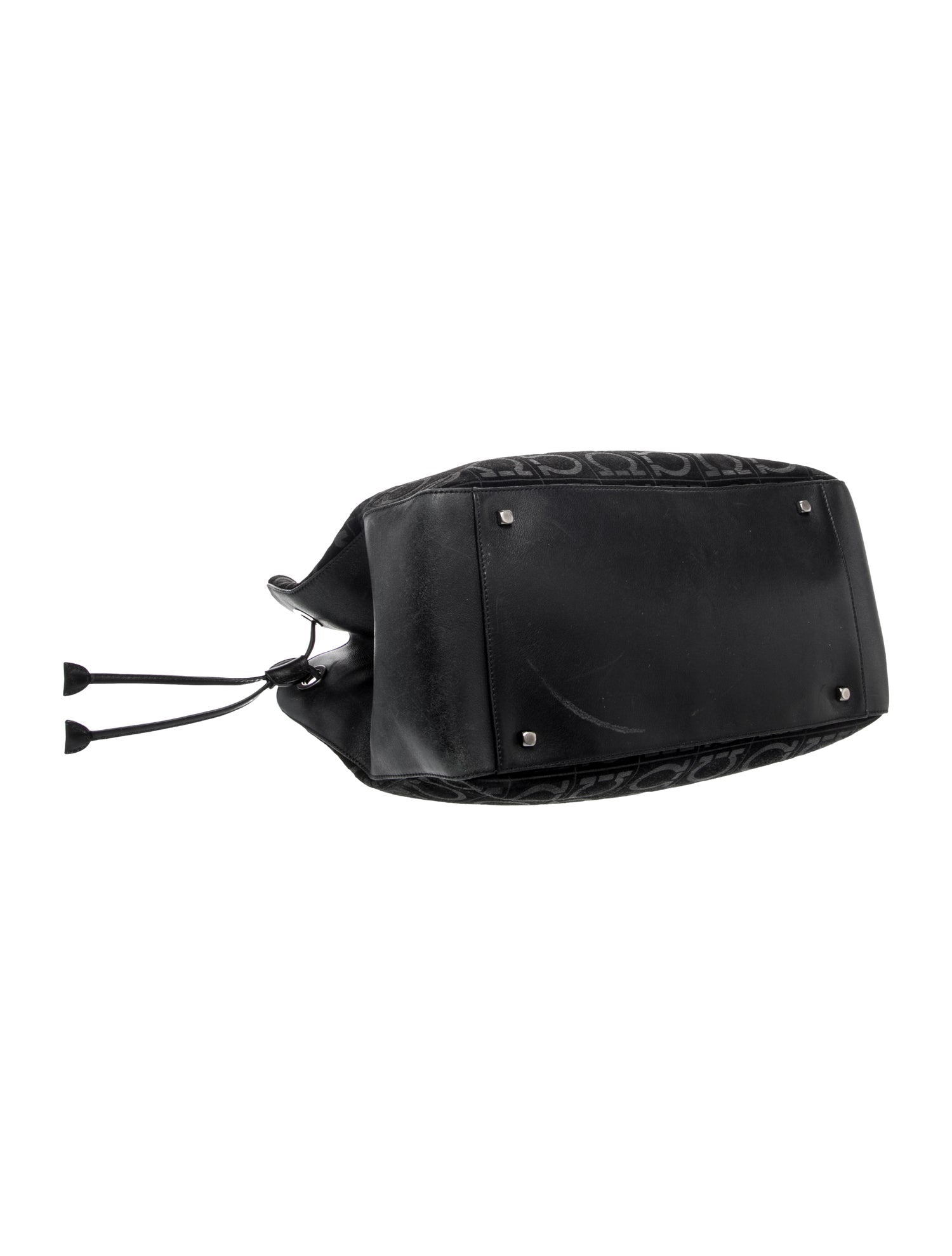 Salvatore Ferragamo Canvas Bucket Bag
