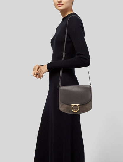 Salvatore Ferragamo Suede Shoulder Bag