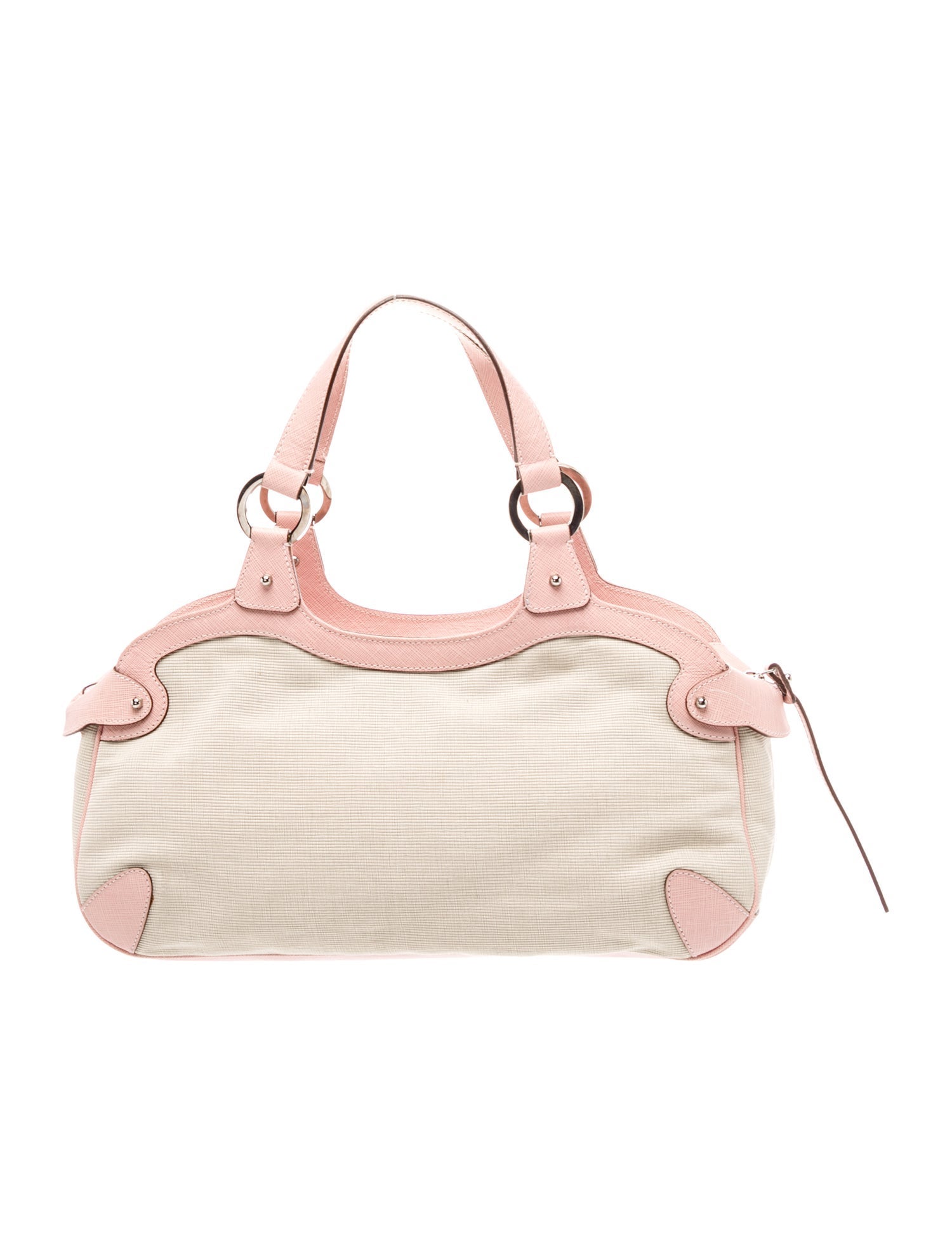 Salvatore Ferragamo Canvas Top Handle Bag