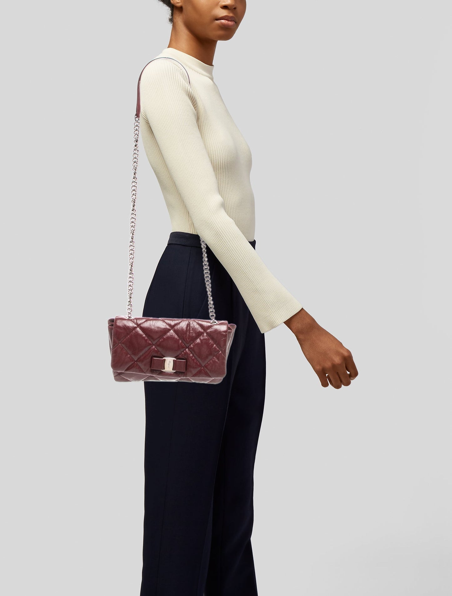 Salvatore Ferragamo Leather Shoulder Bag
