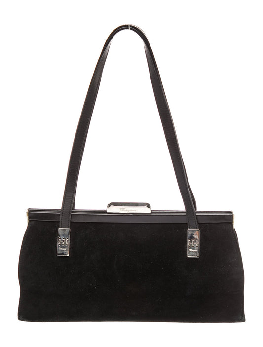 Salvatore Ferragamo Suede Shoulder Bag