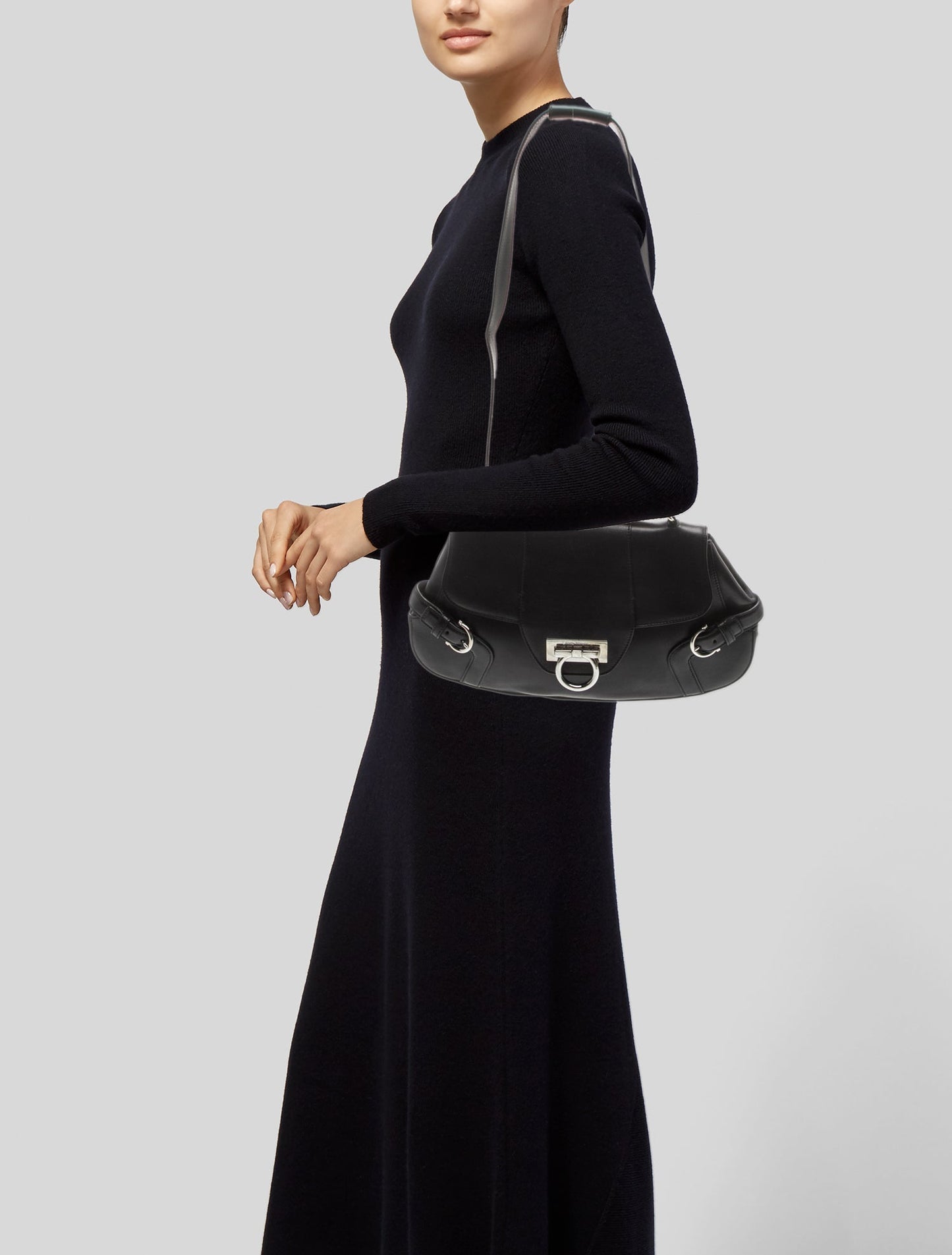 Salvatore Ferragamo Leather Shoulder Bag