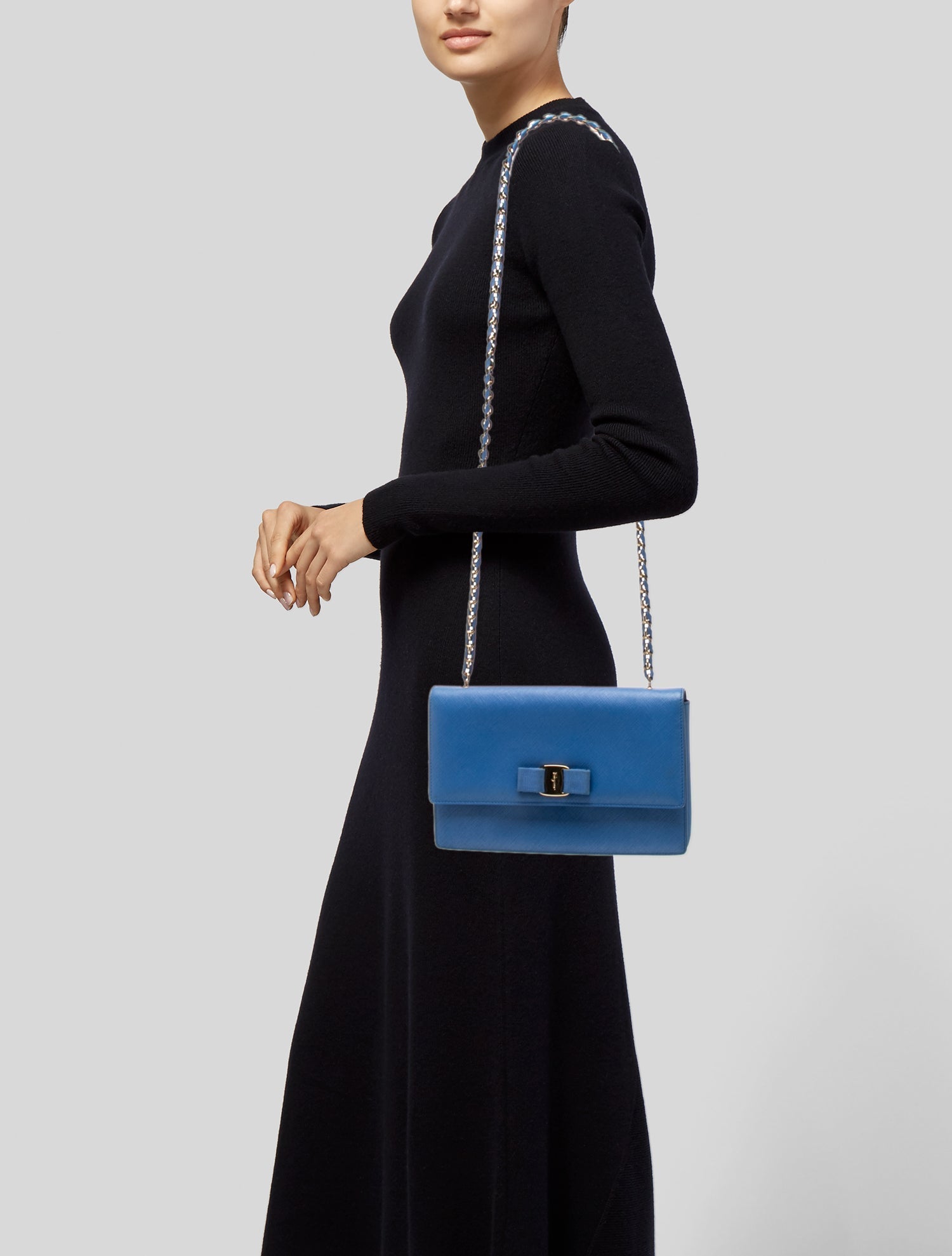 Salvatore Ferragamo Saffiano Leather Crossbody Bag