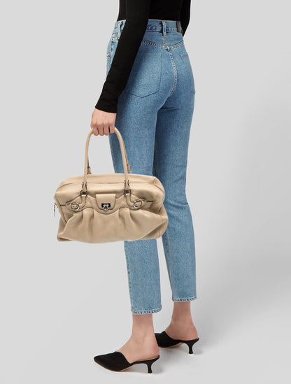Salvatore Ferragamo Leather Shoulder Bag
