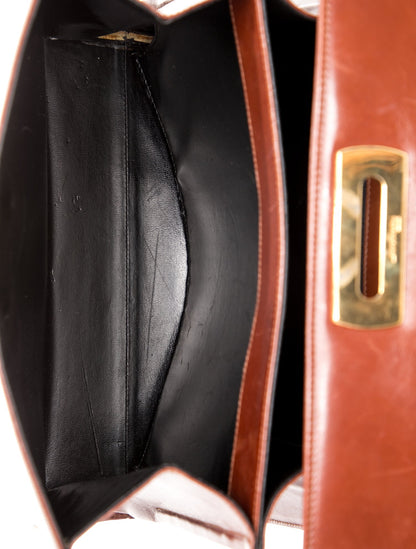 Salvatore Ferragamo Leather Top Handle Bag