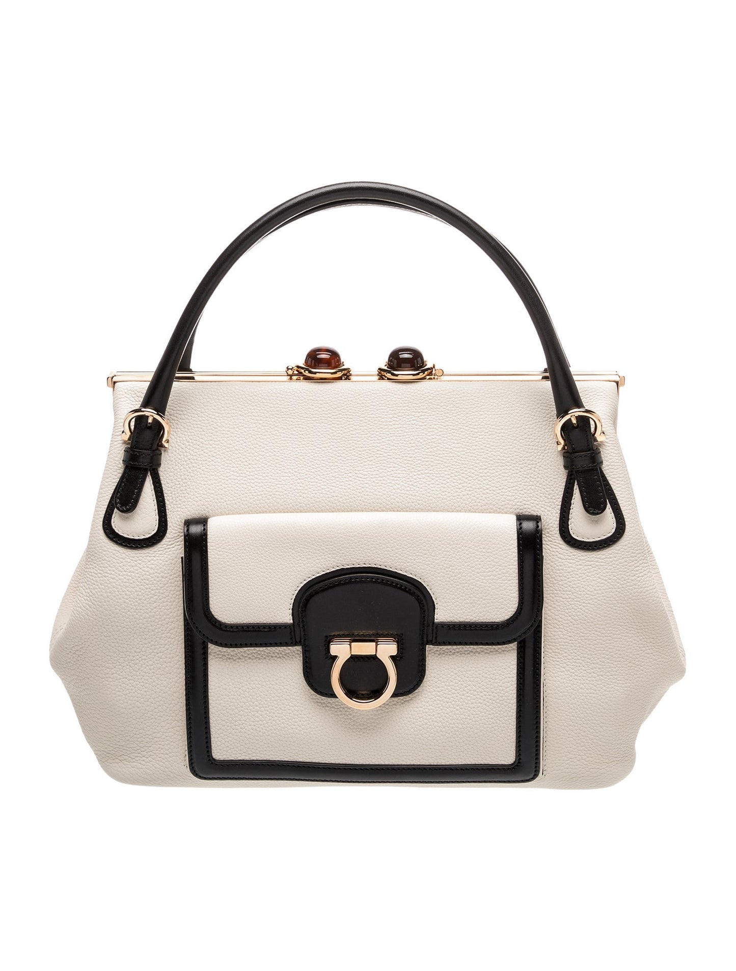 Salvatore Ferragamo Leather Top Handle Bag