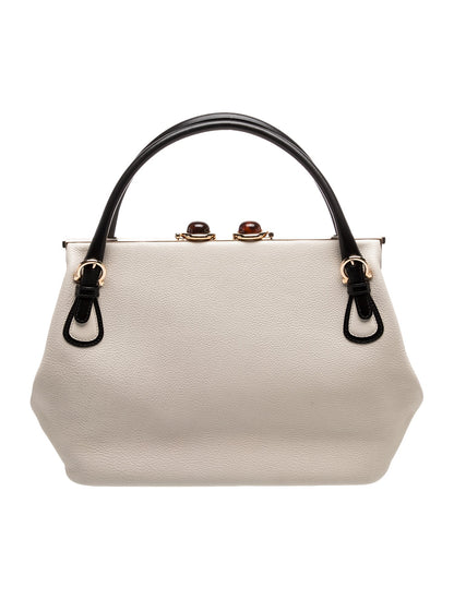 Salvatore Ferragamo Leather Top Handle Bag