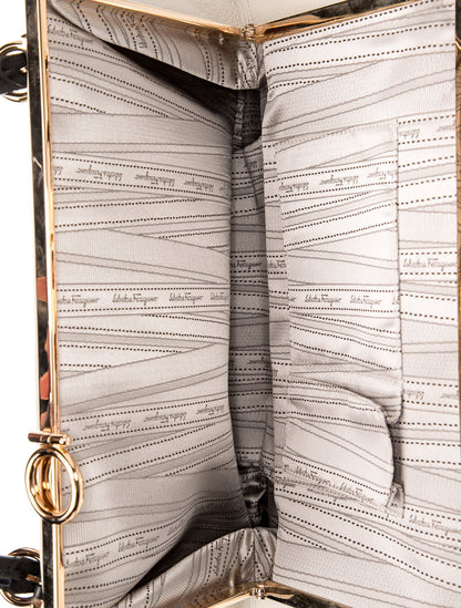 Salvatore Ferragamo Leather Top Handle Bag
