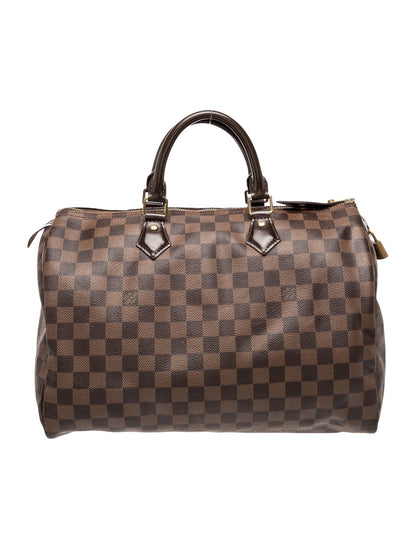 Louis Vuitton Damier Ebene Top Handle Bag