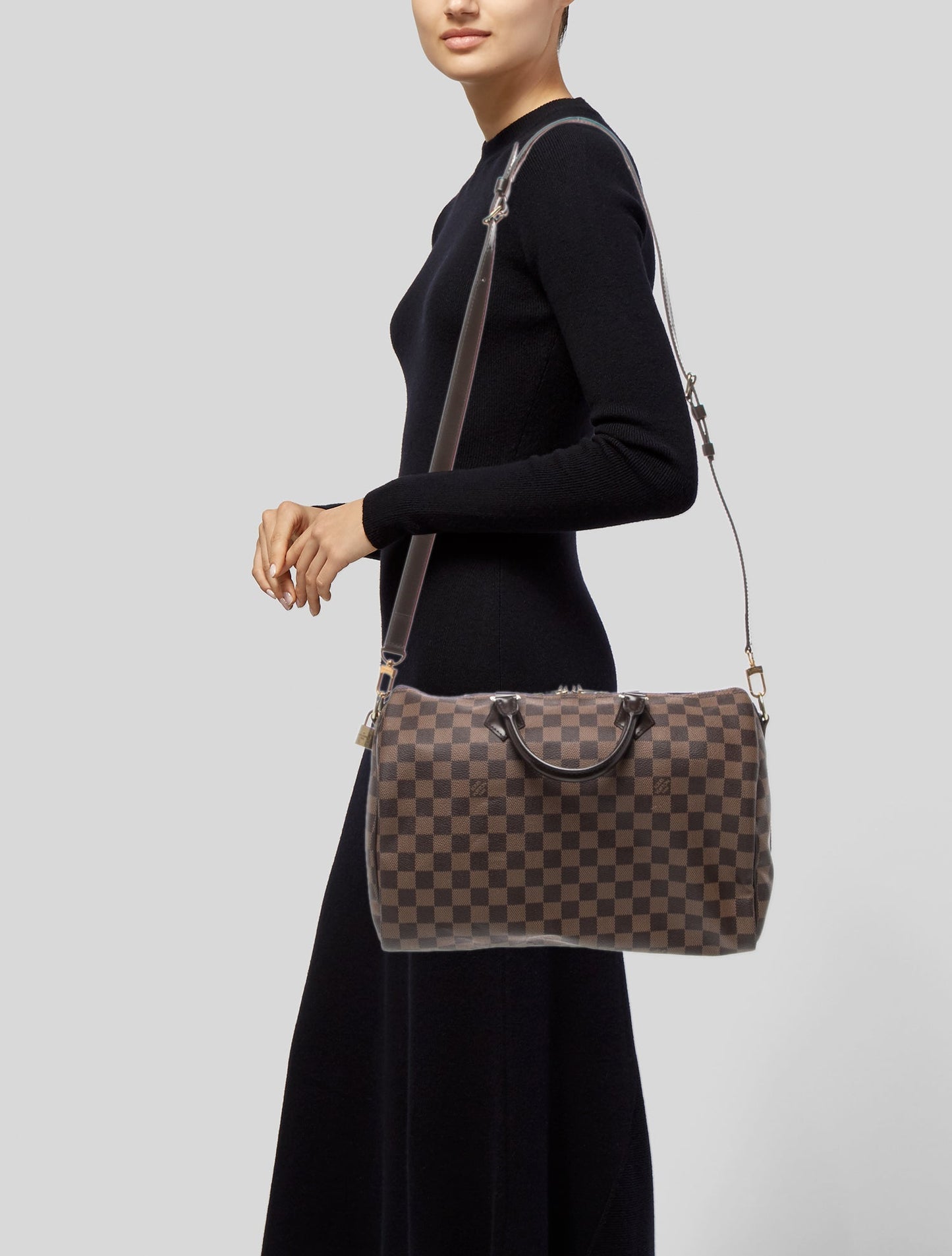 Louis Vuitton Damier Ebene Speedy Bandouliere 30