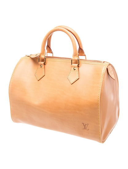 Louis Vuitton Leather Nomade Speedy 30 Vintage