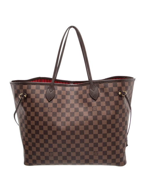 Louis Vuitton Damier Ebene Neverfull w/Pouch GM