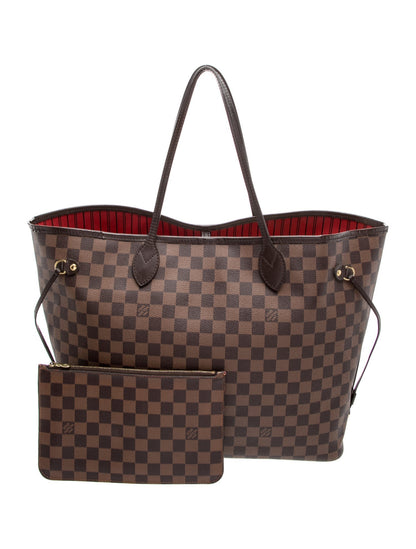 Louis Vuitton Damier Ebene Neverfull w/Pouch GM
