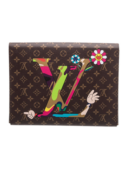 Louis Vuitton LV Monogram x Takashi Murakami Superflat Mark Characters