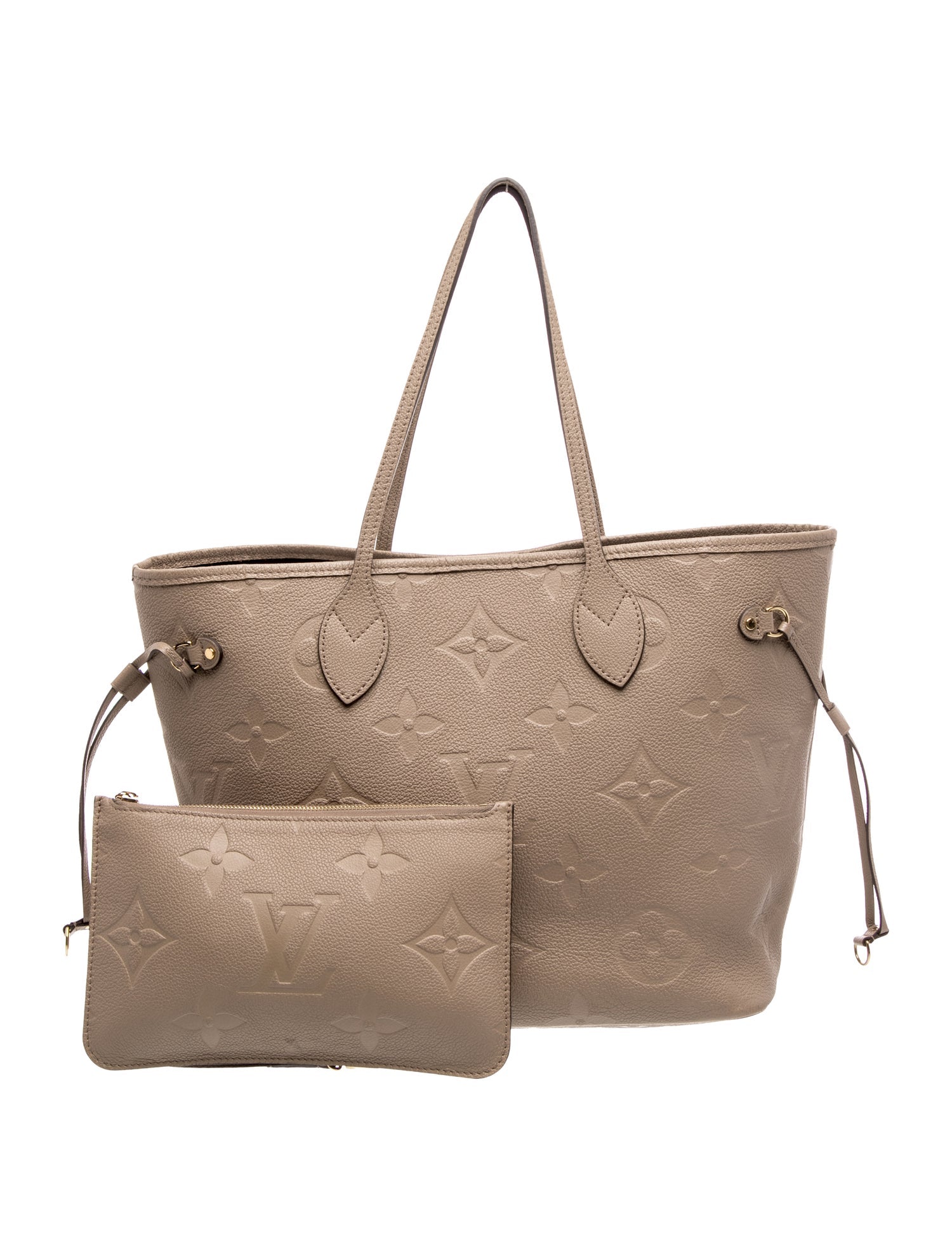 Louis Vuitton LV Monogram Neverfull w/Pouch MM