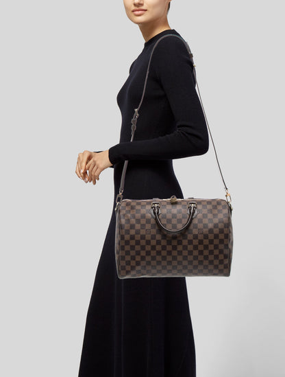 Louis Vuitton Damier Ebene Speedy Bandouliere 35