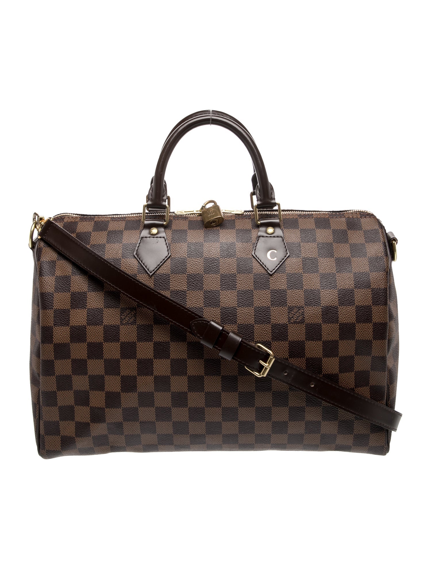 Louis Vuitton Damier Ebene Speedy Bandouliere 35
