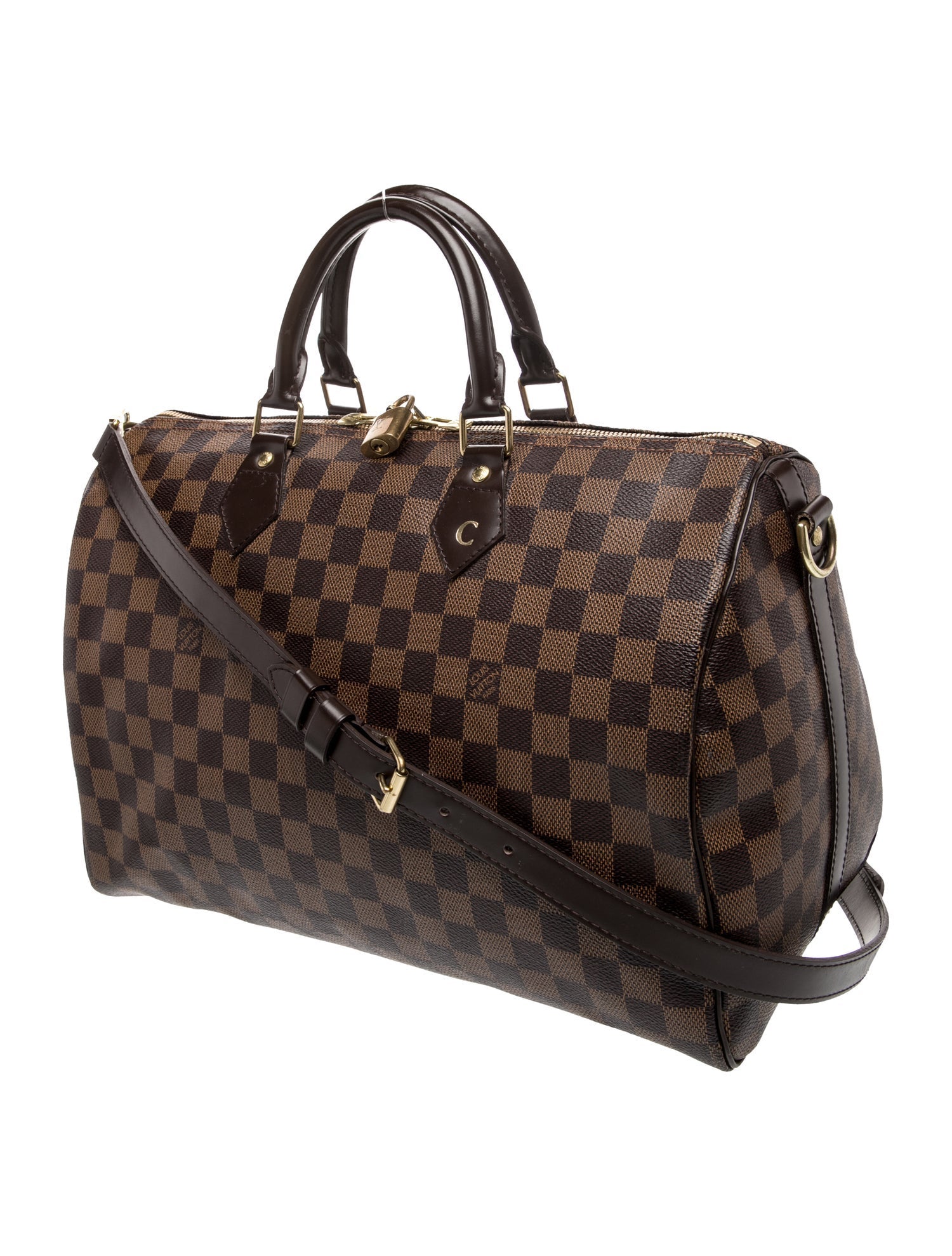 Louis Vuitton Damier Ebene Speedy Bandouliere 35