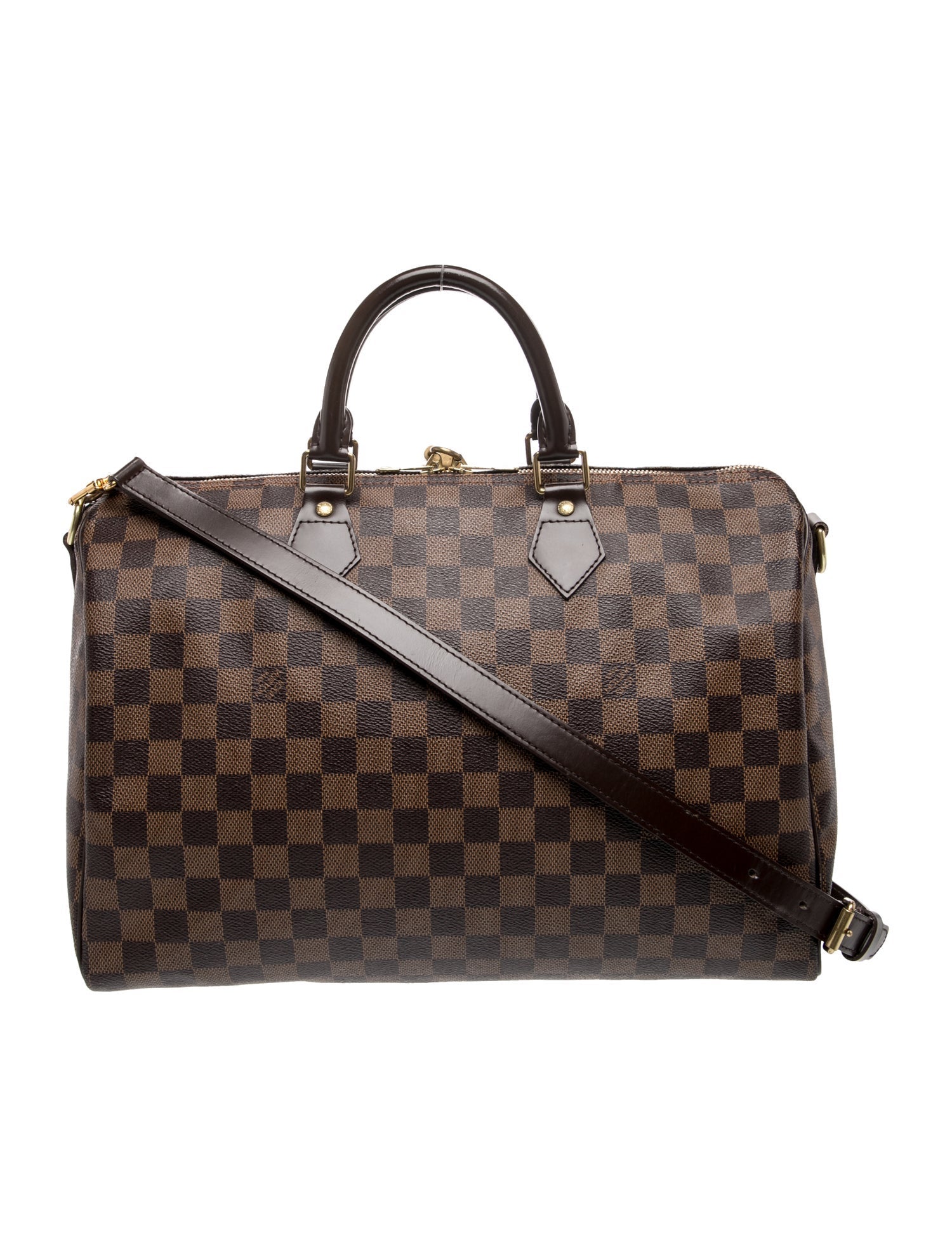 Louis Vuitton Damier Ebene Speedy Bandouliere 35
