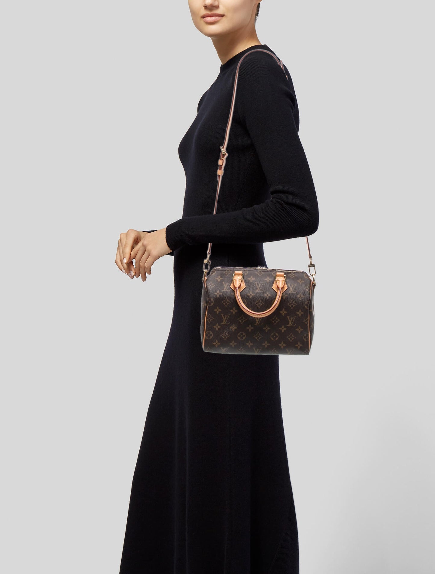 Louis Vuitton LV Monogram Speedy Bandouliere 25