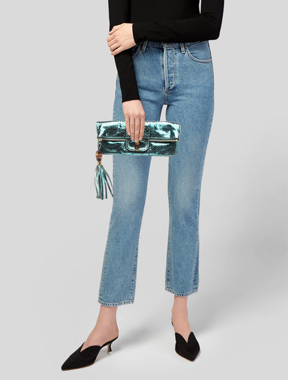Gucci Python Clutch