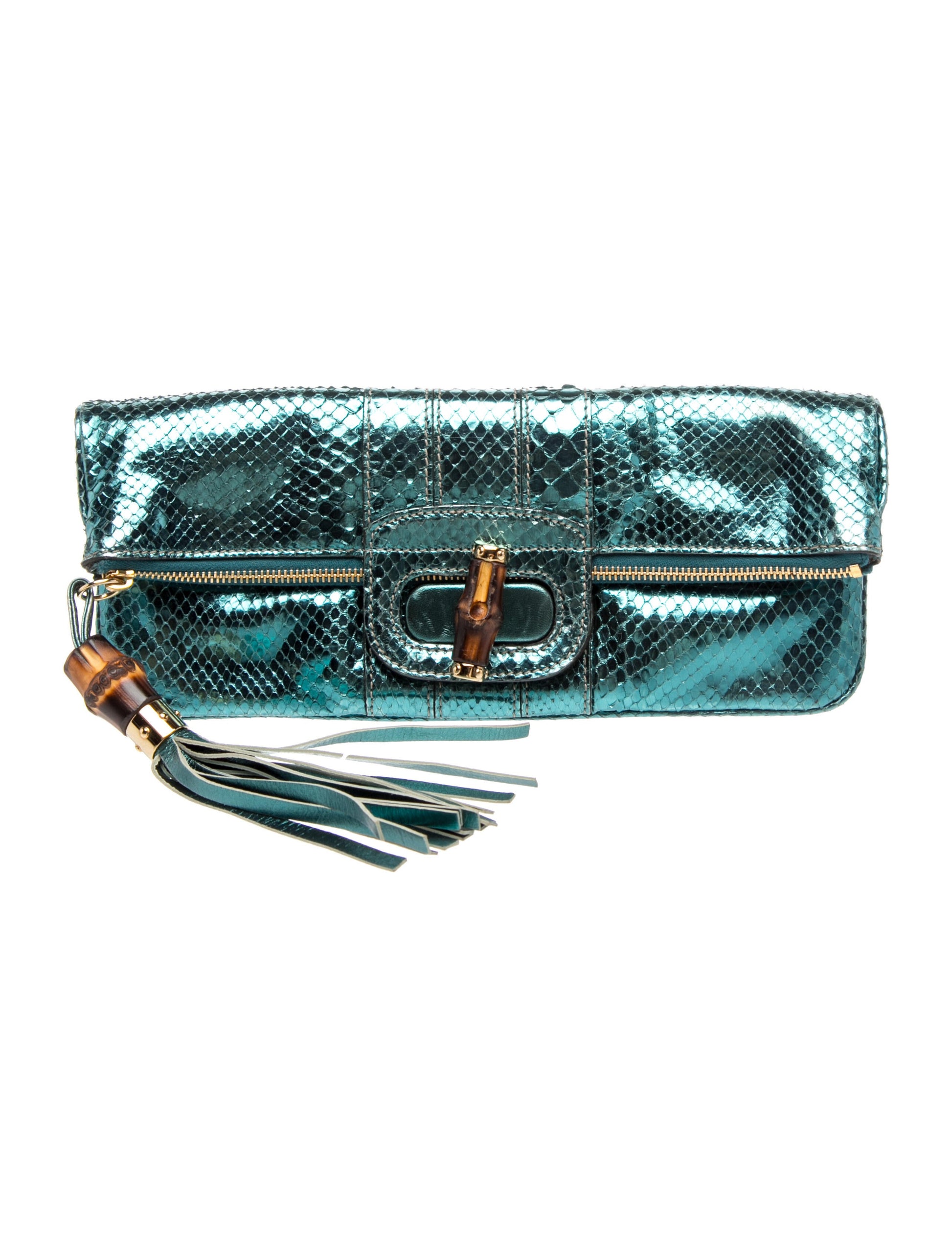 Gucci Python Clutch