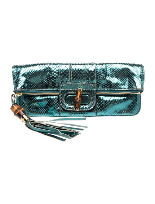 Gucci Python Clutch