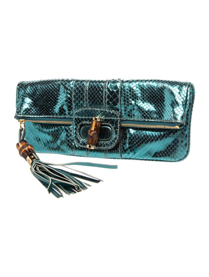 Gucci Python Clutch