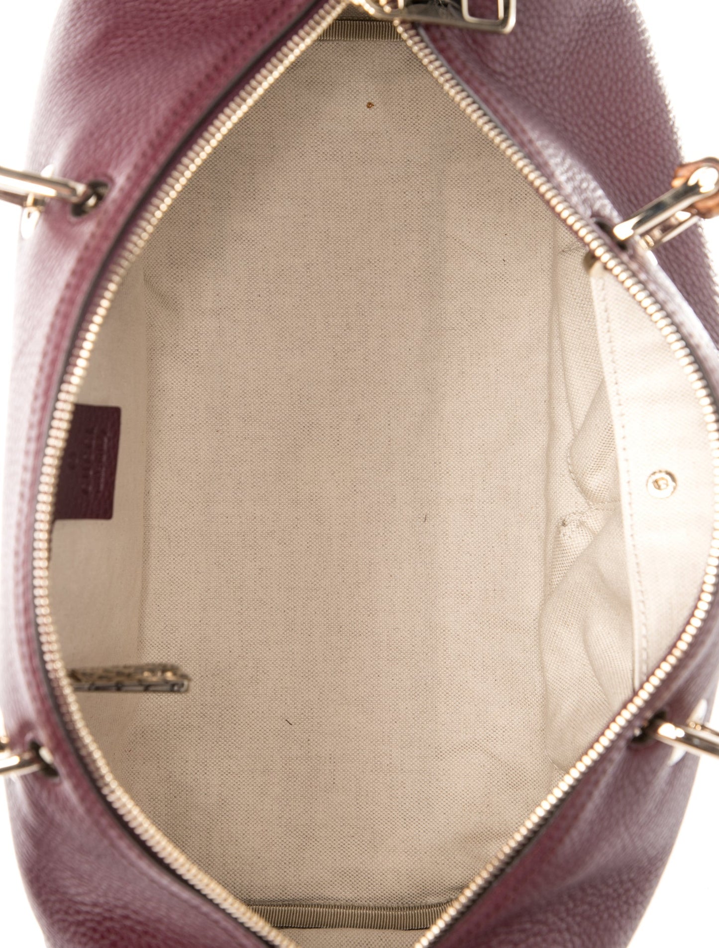 Gucci Bamboo Medium Calfskin Bamboo Boston Bag