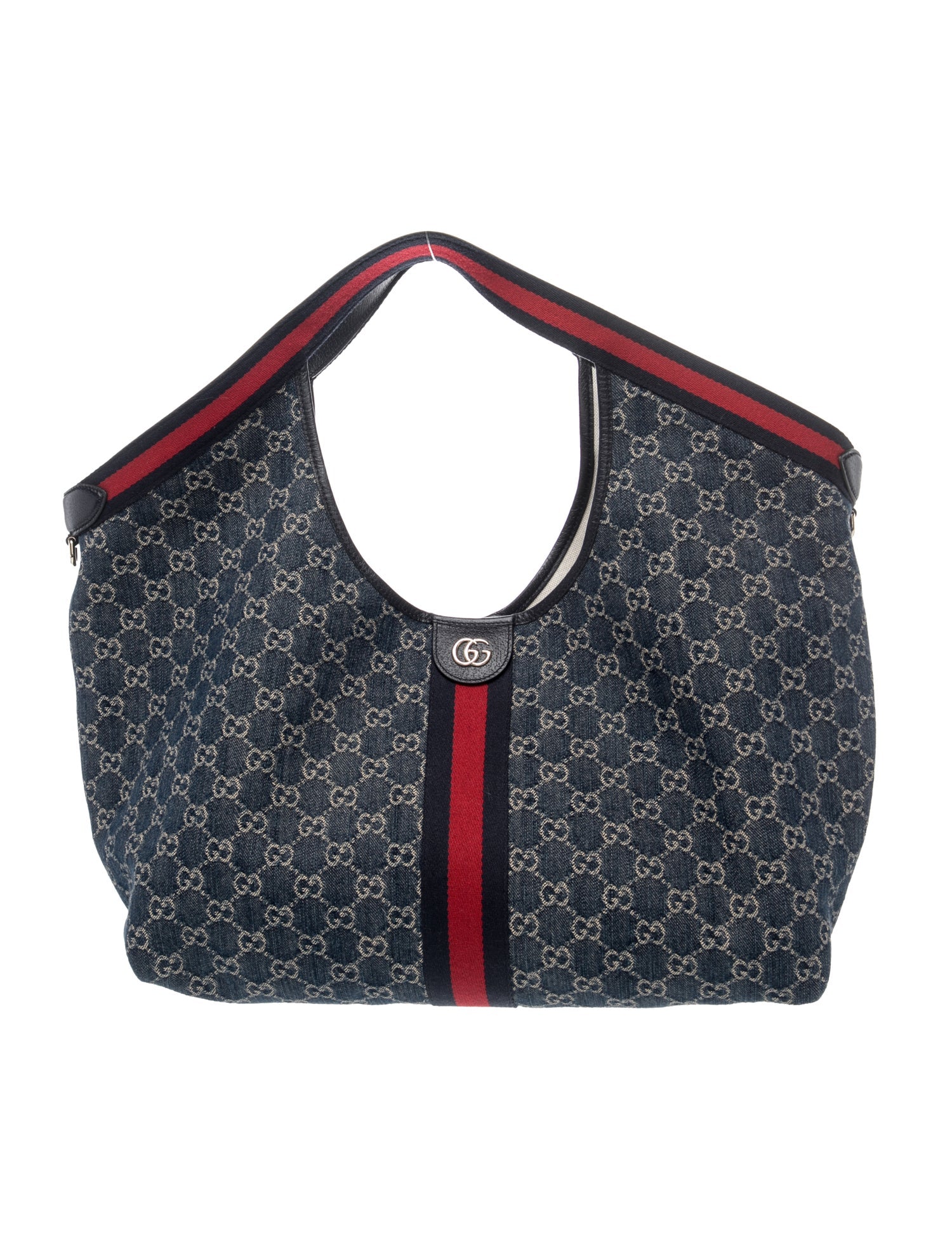 Gucci GG Denim Giglio Large