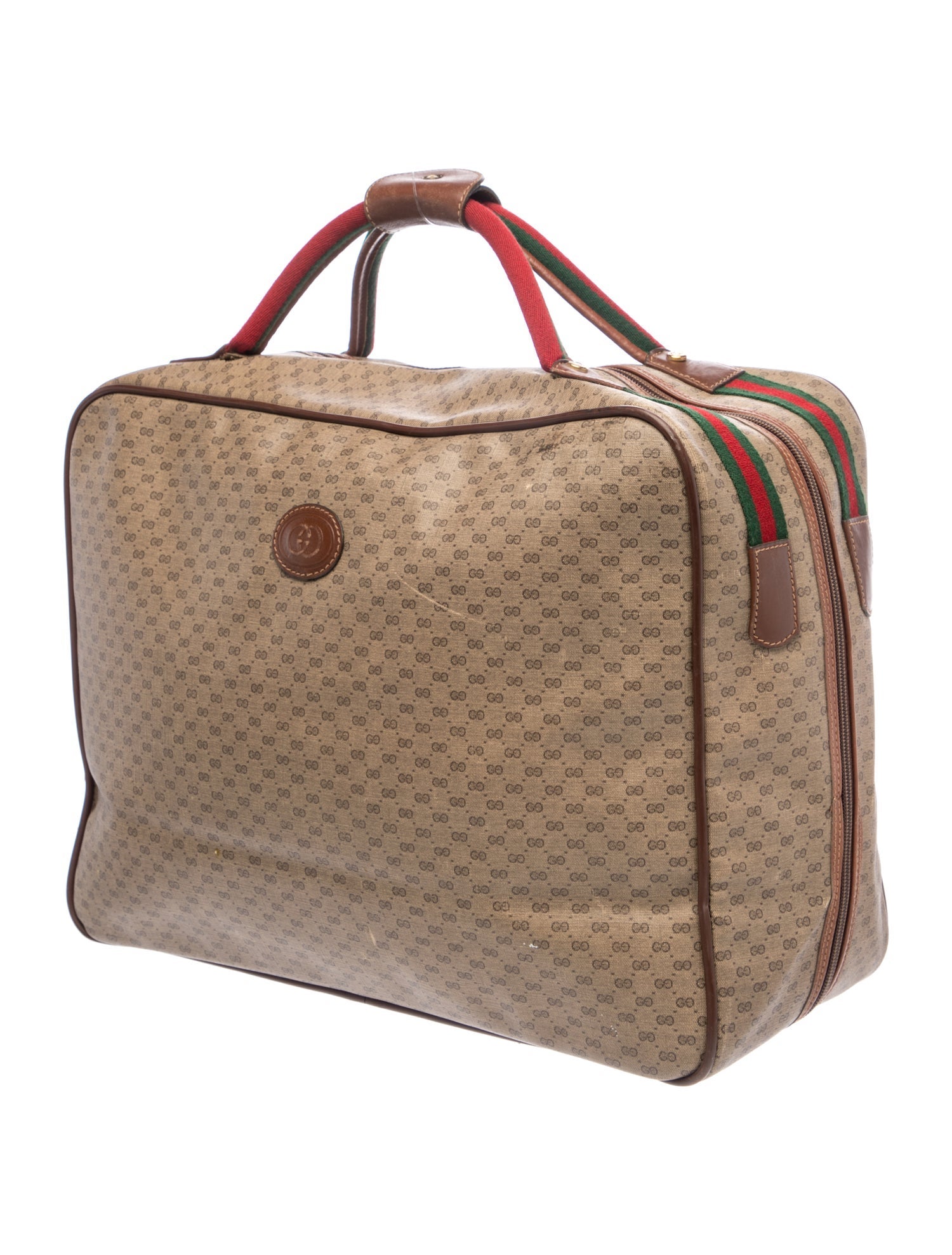 Gucci Web Suitcase Vintage