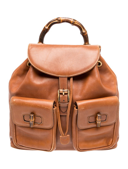 Gucci Bamboo Bamboo Backpack Vintage