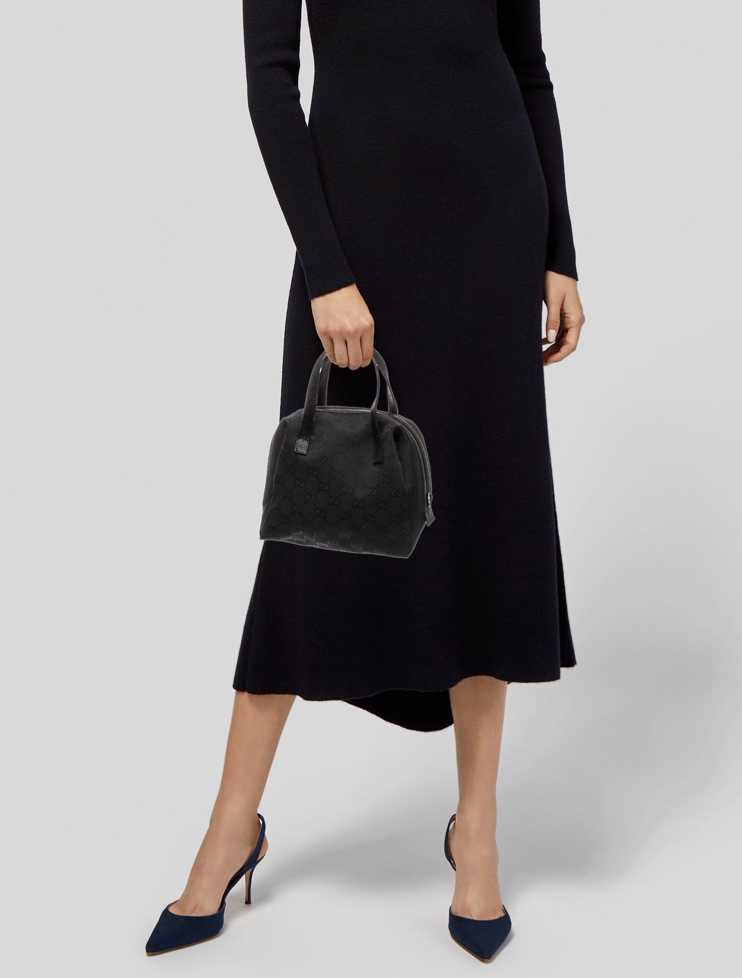 Gucci GG Canvas Top Handle Bag