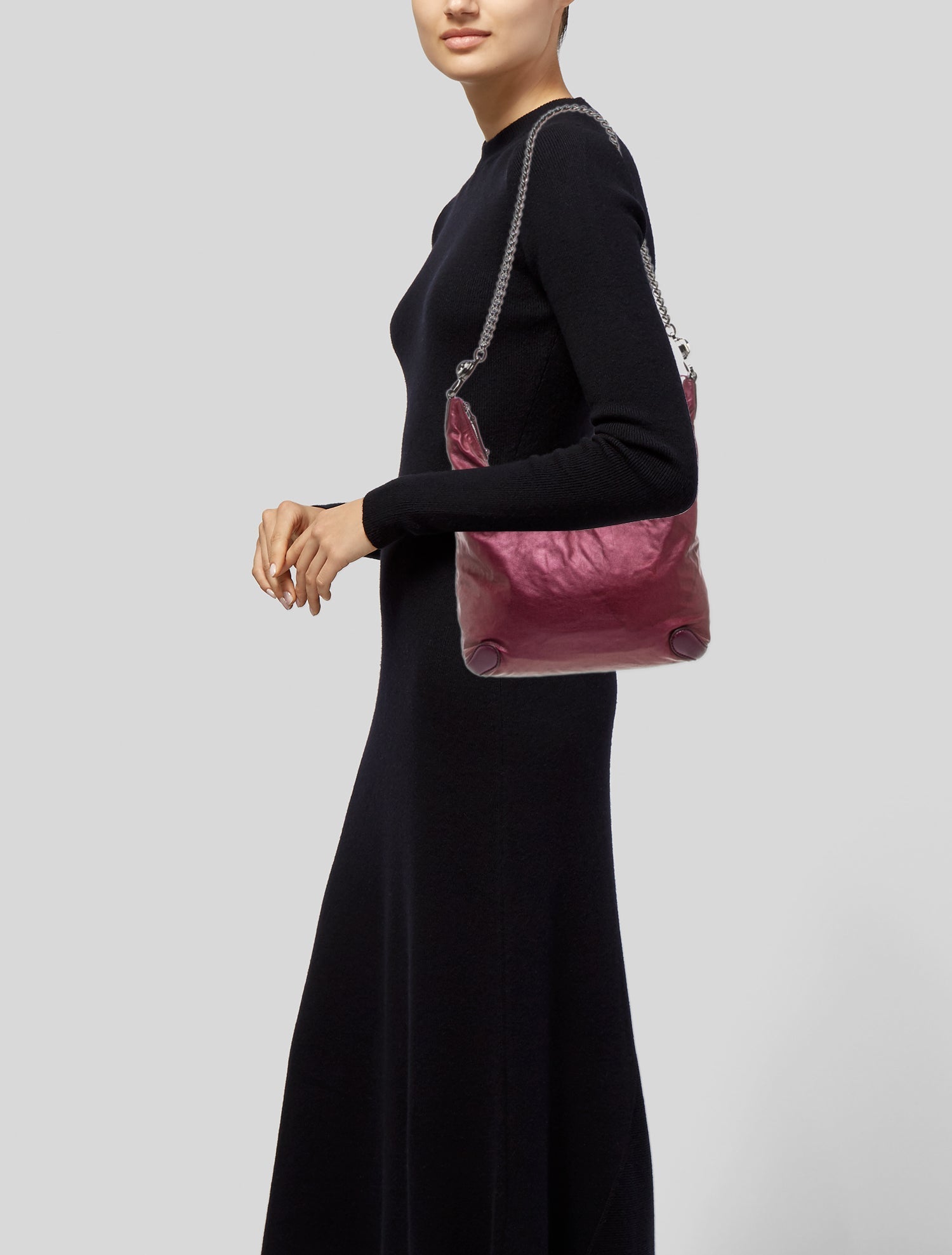 Gucci Leather Galaxy Slouchy