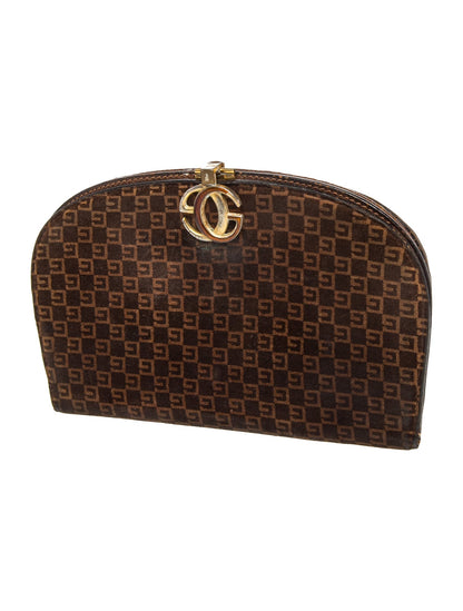 Gucci Monogram Clutch Vintage