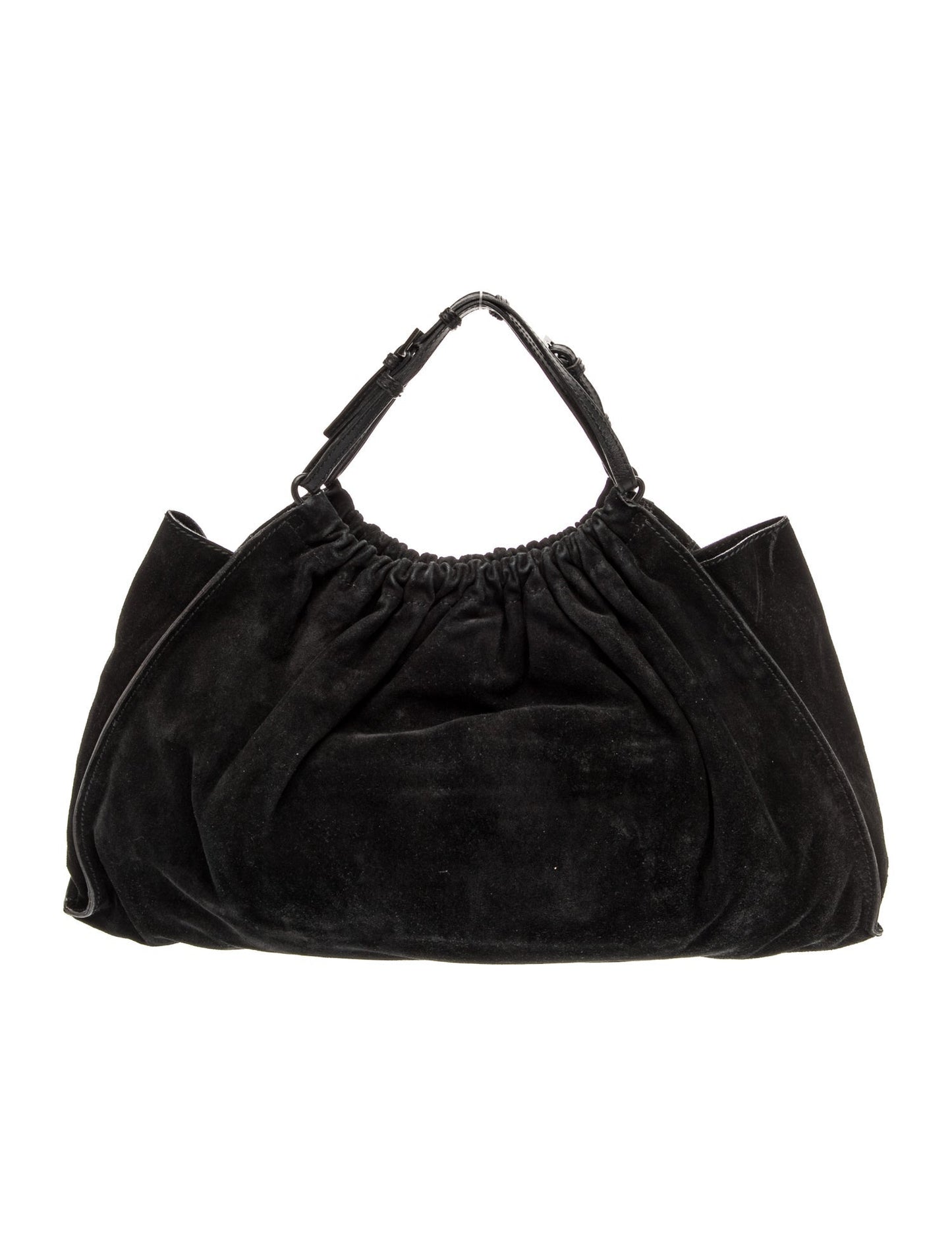 Gucci Suede Top Handle Bag