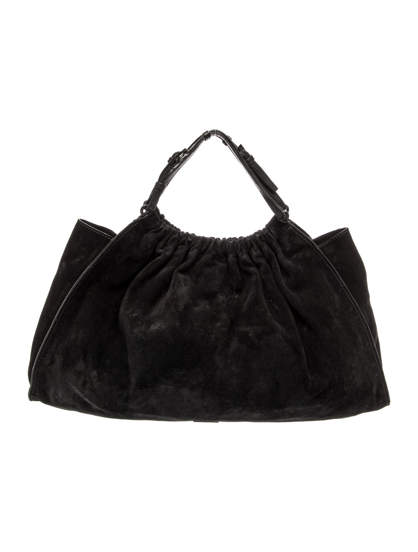 Gucci Suede Top Handle Bag