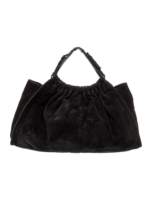 Gucci Suede Top Handle Bag