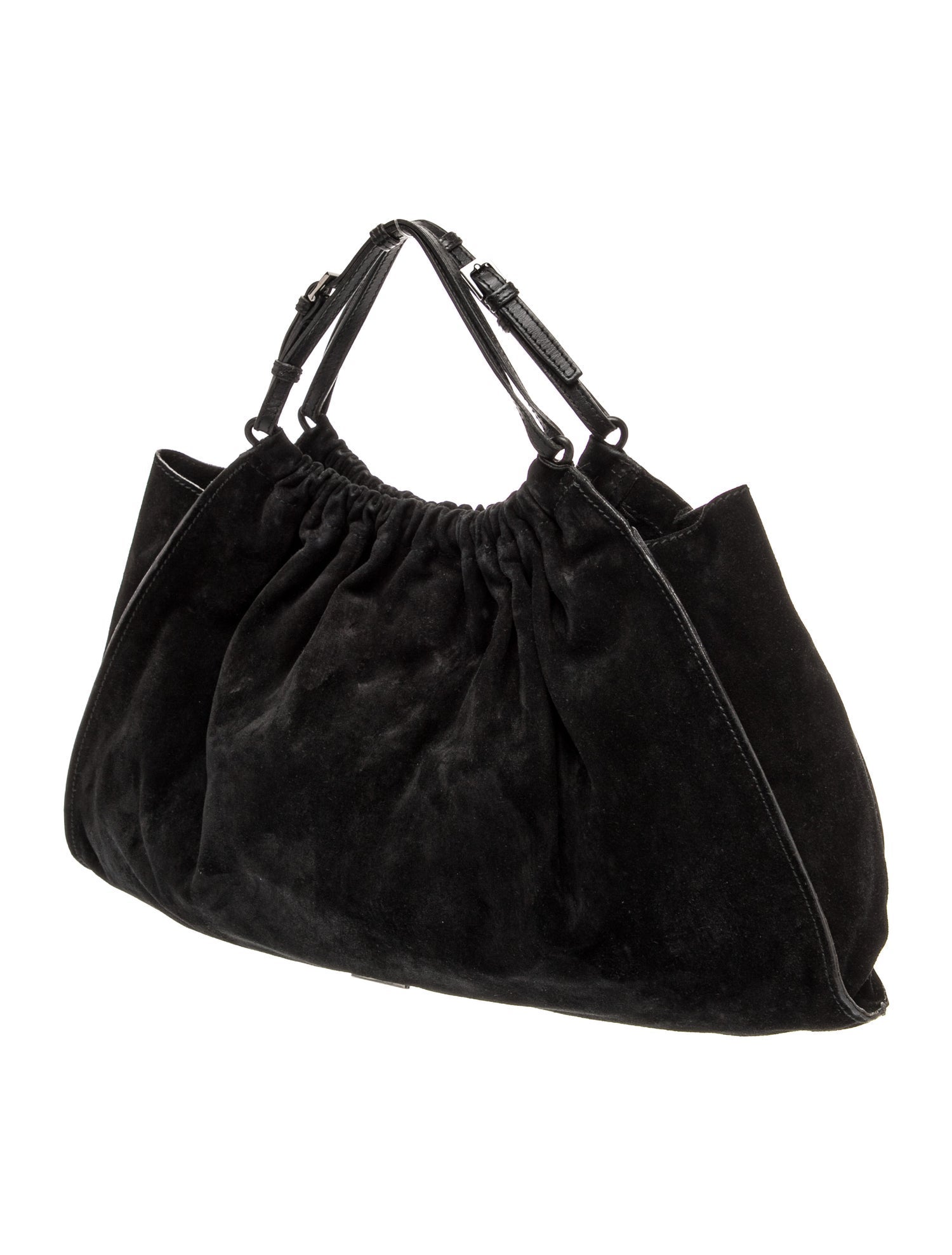 Gucci Suede Top Handle Bag