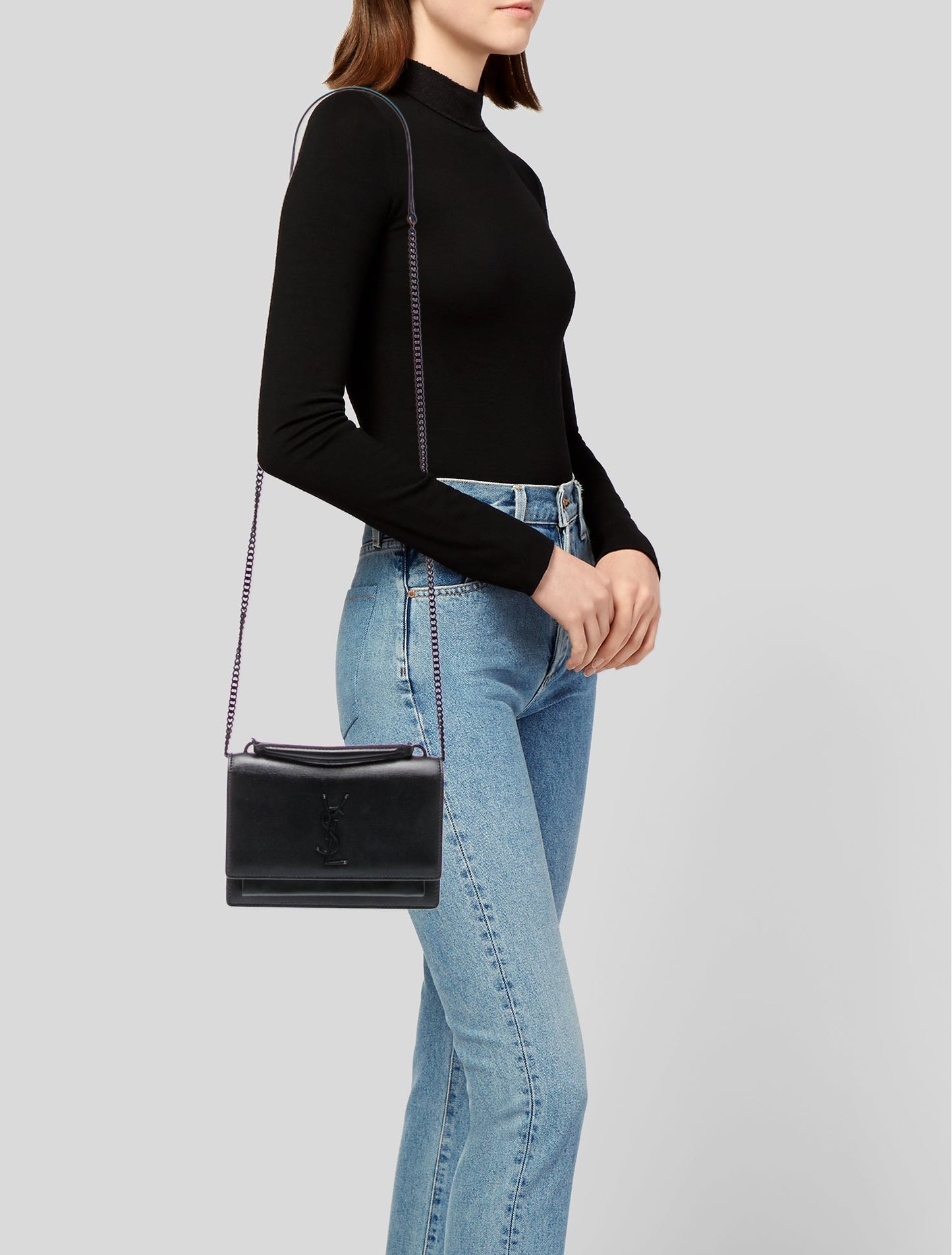 Saint Laurent Leather Sunset Small