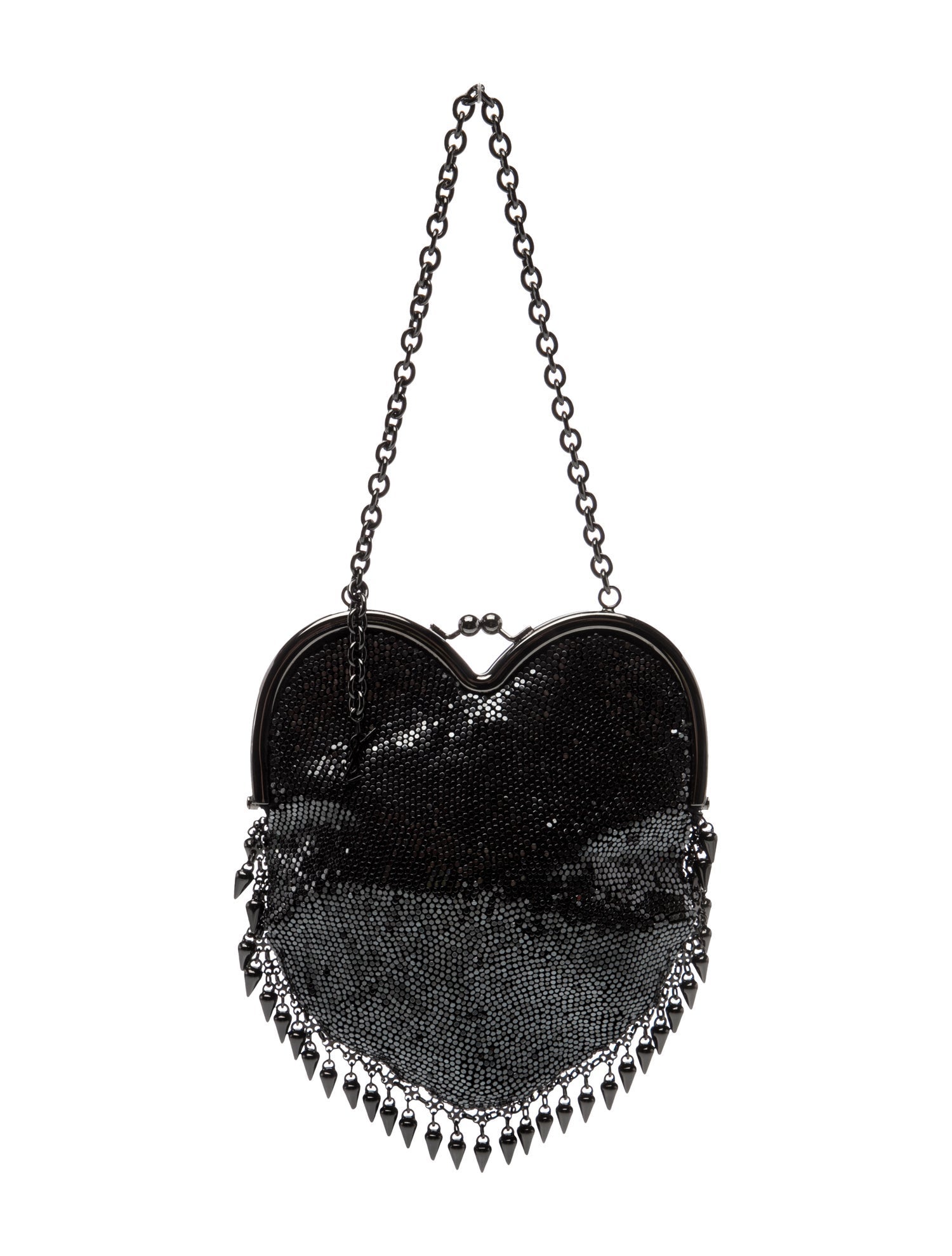 Saint Laurent Sequins Top Handle Bag w/ Tags