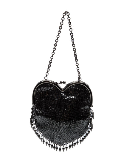 Saint Laurent Sequins Top Handle Bag w/ Tags