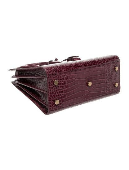 Saint Laurent Crocodile Sac De Jour