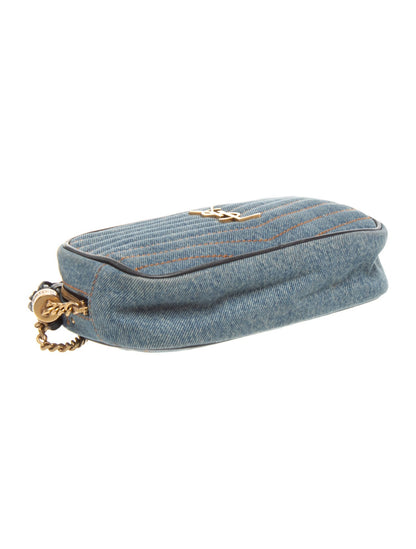 Saint Laurent Denim Lou Camera Mini