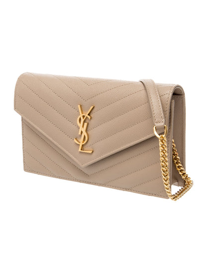 Saint Laurent Leather Envelope 2025