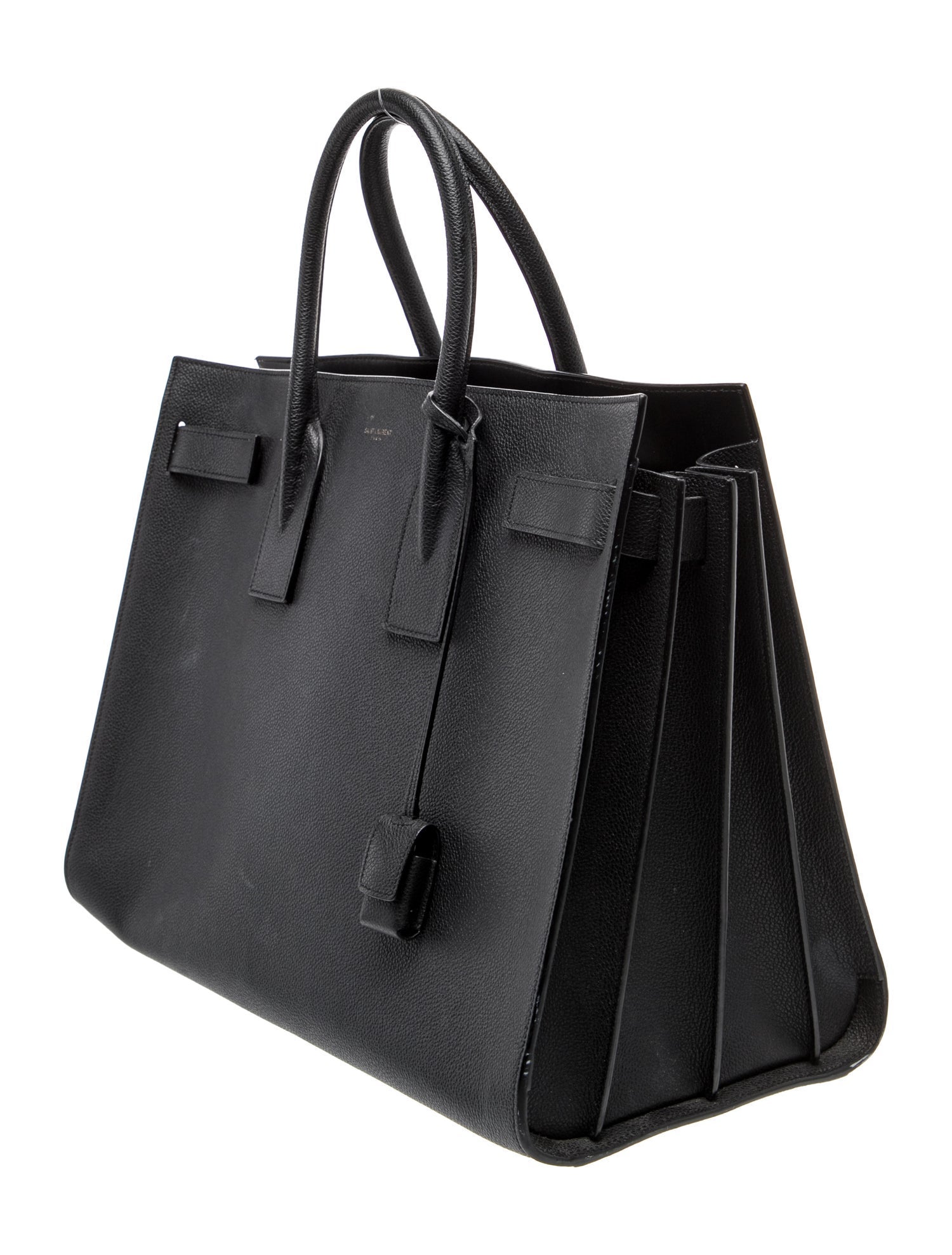 Saint Laurent Leather Sac De Jour Large