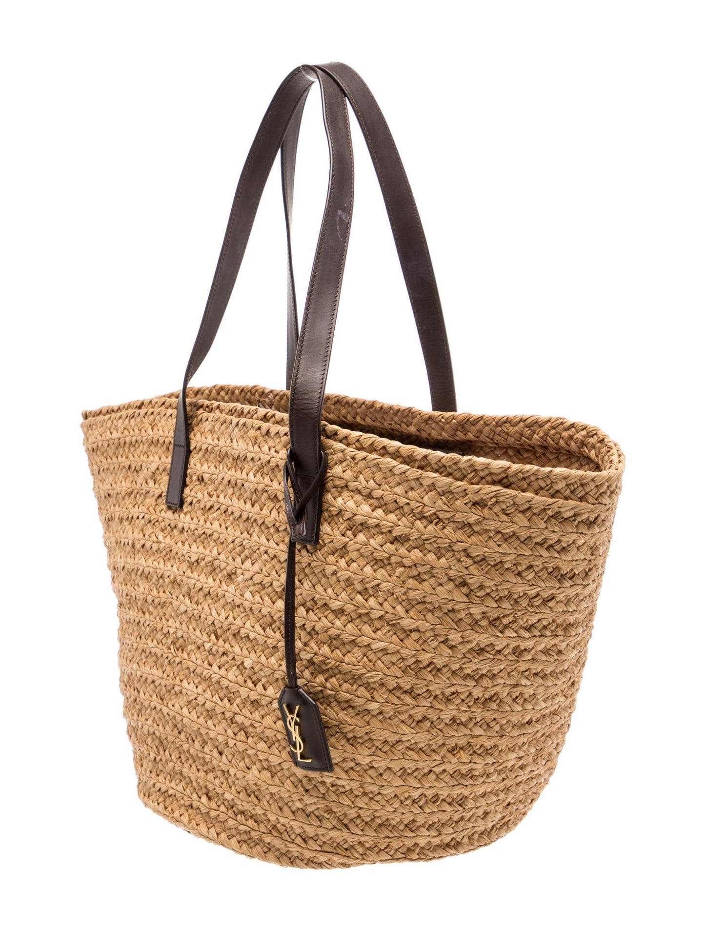 Saint Laurent Raffia Panier