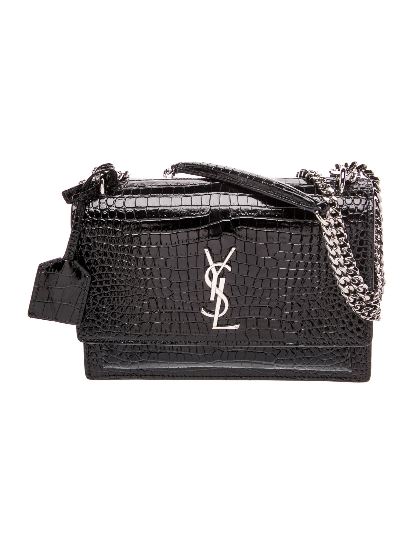Saint Laurent Embossed Leather Sunset Medium