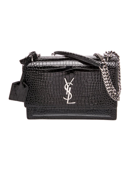 Saint Laurent Embossed Leather Sunset Medium